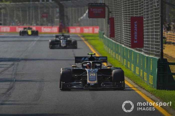 Kevin Magnussen, Haas F1 Team VF-19,  Romain Grosjean, Haas F1 Team VF-19