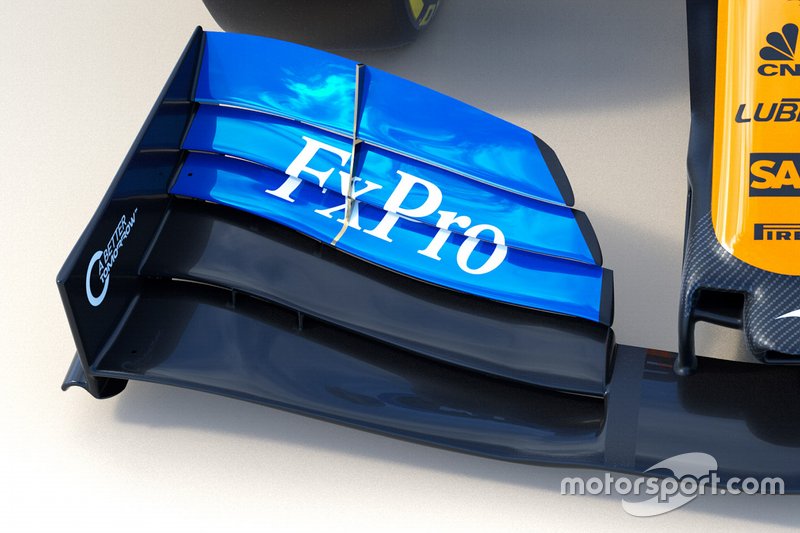 Detalle del McLaren MCL34