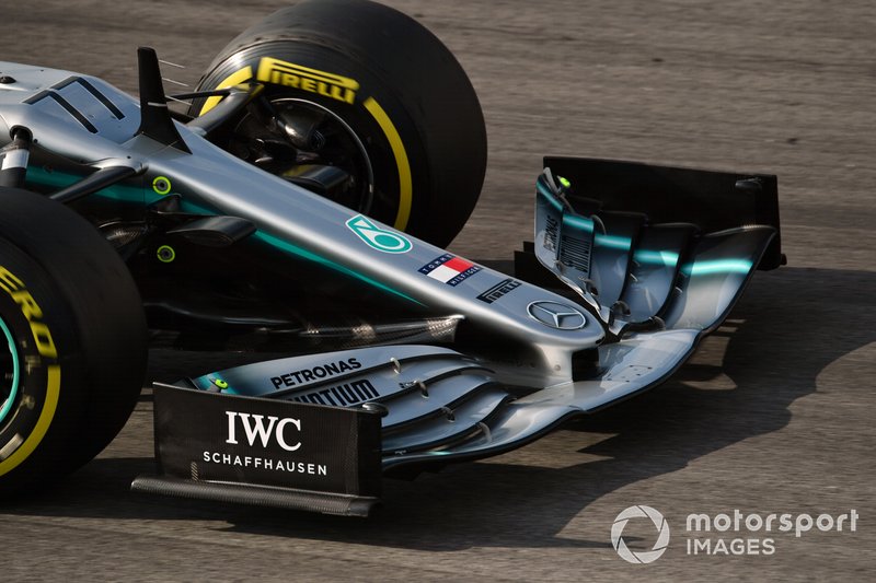 Mercedes-AMG F1 W10 EQ Power+ nose and front wing