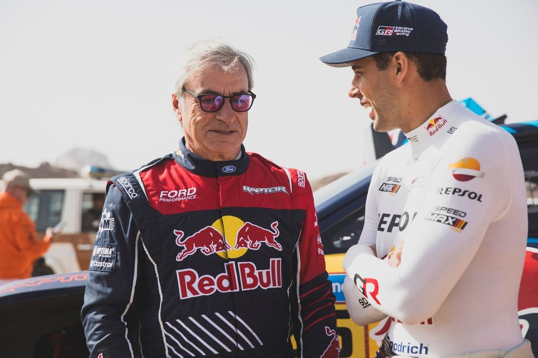 #225 Ford M-Sport Ford: Carlos Sainz Sr, #203 Toyota Gazoo Racing Toyota: Lucas Moraes