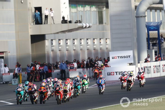 Arrancada Gabriel Rodrigo, Team Gresini Moto3 líder