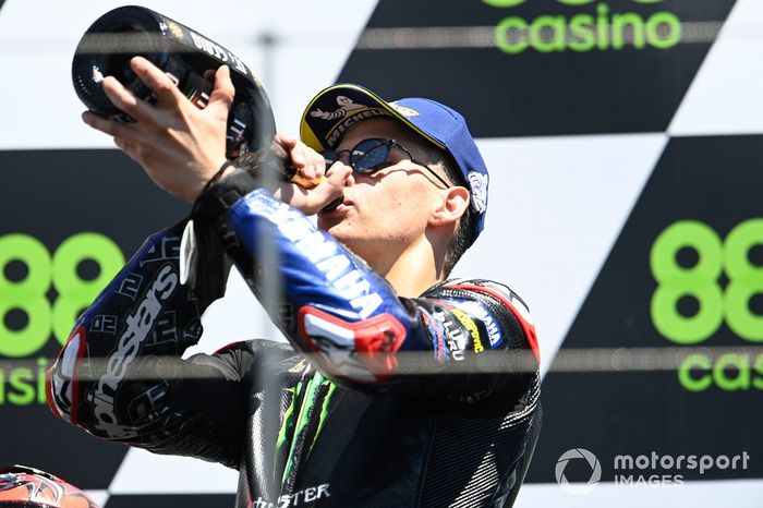 Podio: ganador Fabio Quartararo, Yamaha Factory Racing