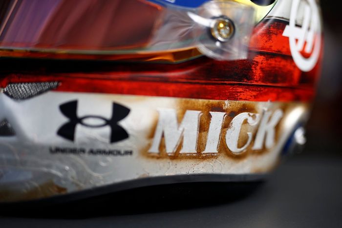 Casco especial de Mick Schumacher, Haas F1 para el GP de Estados Unidos