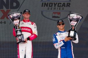 #27: Kyle Kirkwood, Andretti Autosport Honda, #10: Alex Palou, Chip Ganassi Racing Honda
