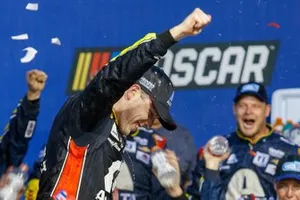 Race Winner Alex Bowman, Hendrick Motorsports, Chevrolet Camaro Axalta
