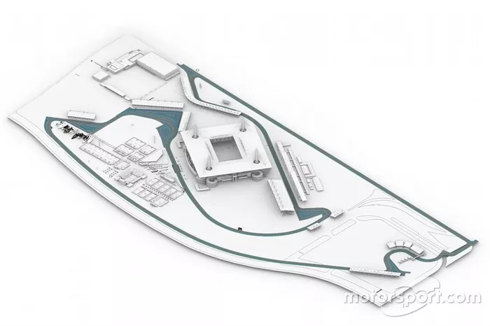 Miami track rendering