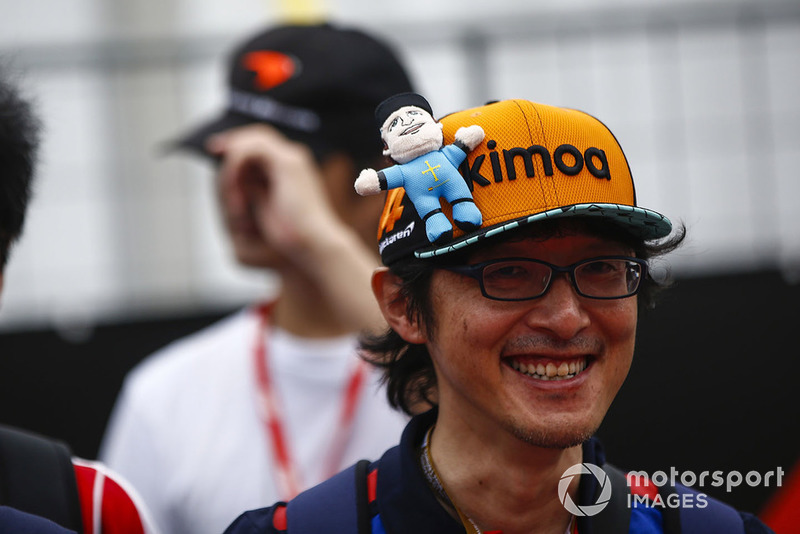 A fan of Fernando Alonso, McLaren
