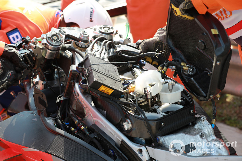 Мотоцикл Хорхе Лоренсо, Ducati Team, після аварії