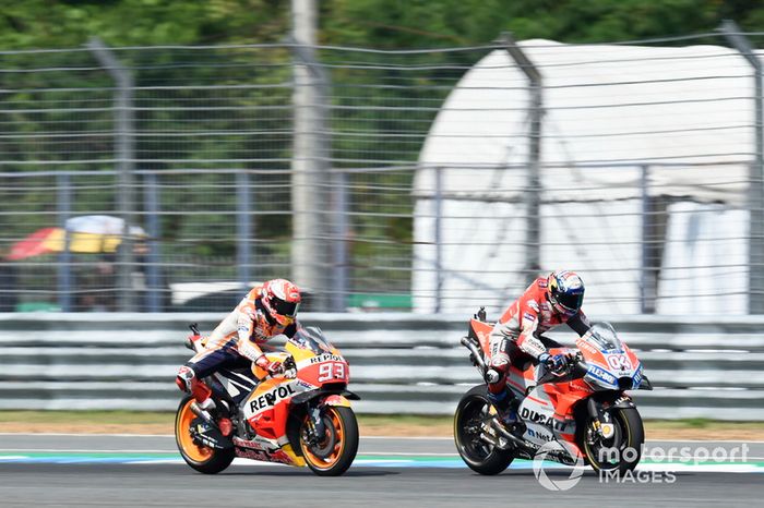 Marc Marquez, Repsol Honda Team, Andrea Dovizioso, Ducati Team