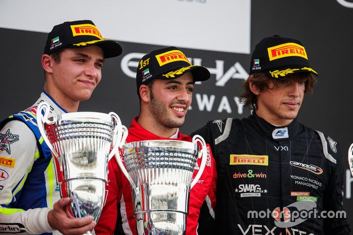 Lando Norris, Carlin, Antonio Fuoco, Charouz Racing System, Roberto Merhi, Campos Racing