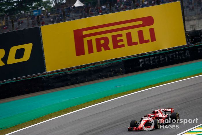 Sebastian Vettel, Ferrari SF71H. 