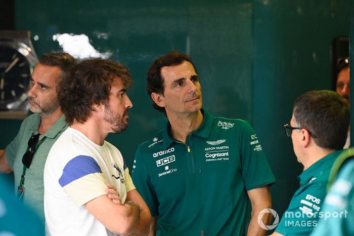Fernando Alonso, Aston Martin, Pedro de la Rosa