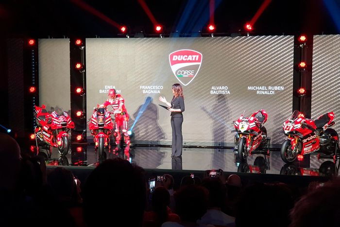 Presentación de Ducati