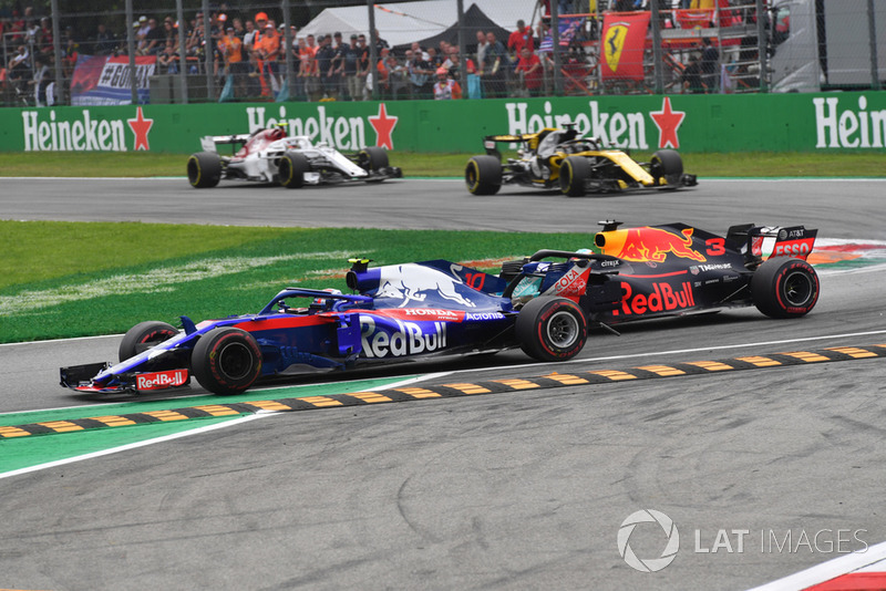 Брендон Хартлі, Scuderia Toro Rosso STR13, Даніель Ріккардо, Red Bull Racing RB14
