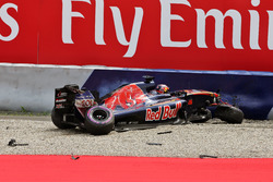 Даниил Квят, Scuderia Toro Rosso после аварии