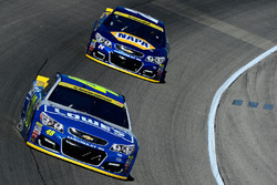 Jimmie Johnson, Hendrick Motorsports, Chevrolet; Chase Elliott, Hendrick Motorsports, Chevrolet