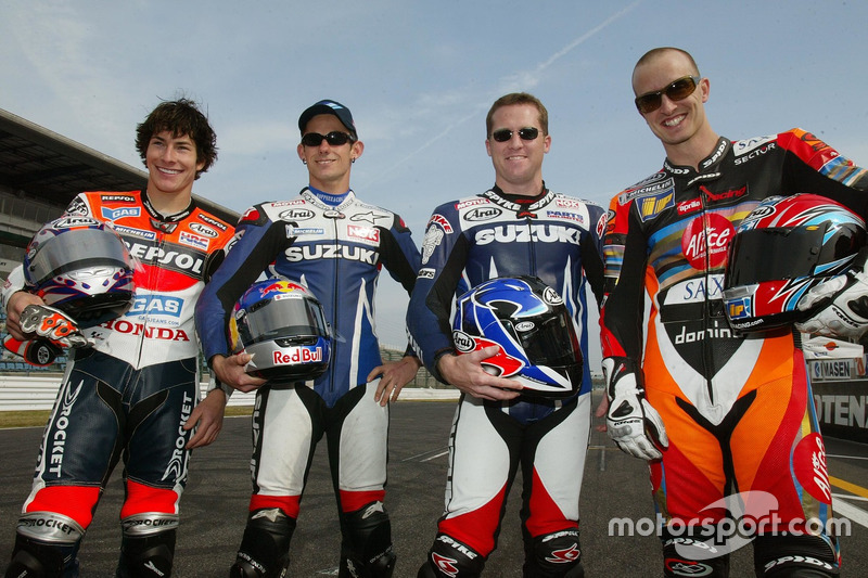 Nicky Hayden, Repsol Honda Team, John Hopkins, Team Suzuki, Kenny Roberts Jr., Team Suzuki, Colin Ed