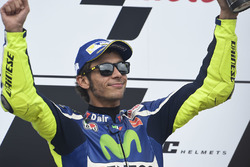 Podium: second place Valentino Rossi, Repsol Honda Team