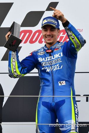 Podium: Ganador, Maverick Viñales, Team Suzuki MotoGP