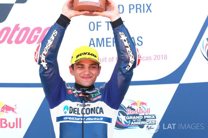 Podium: ganador, Jorge Martin, Del Conca Gresini Racing Moto3