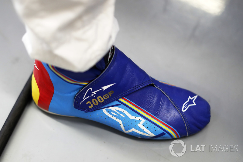 Las botas edición especial 300 GP de Fernando Alonso, McLaren