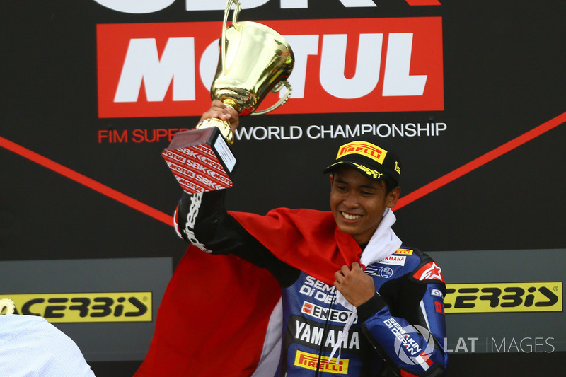 Podium: Galang Hendra, Yamaha MotoX Racing