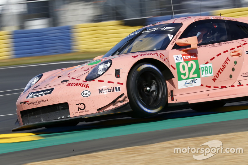 32: #92 Porsche GT Team Porsche 911 RSR: Michael Christensen, Kevin Estre, Laurens Vanthoor, 3'49.097