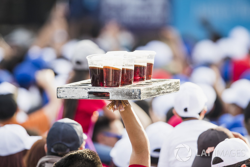 Cerveza en las gradas