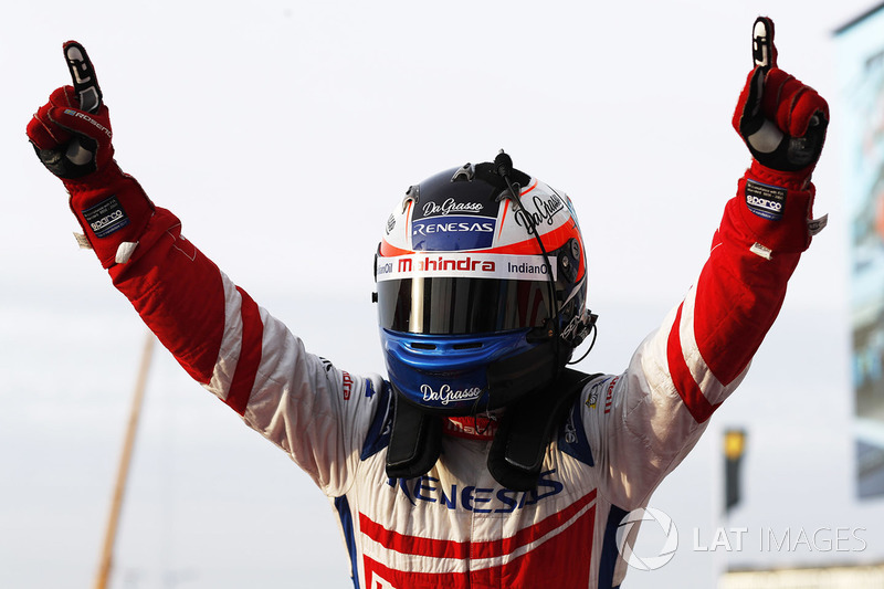 Race winner Felix Rosenqvist, Mahindra Racing