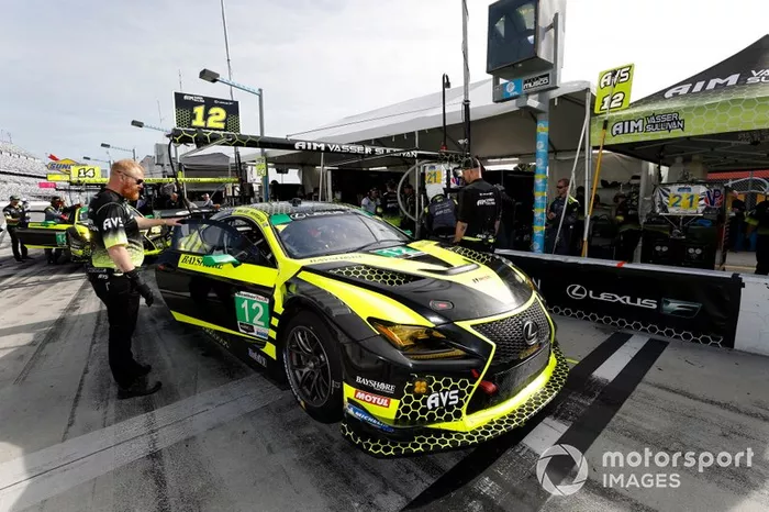 #12 AIM Vasser Sullivan Lexus RC-F GT3, GTD: Frankie Montecalvo, Townsend Bell, Shane van Gisbergen, Aaron Telitz