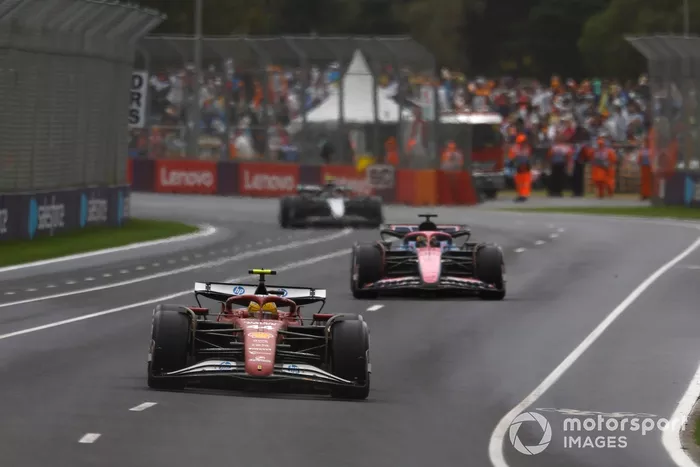 Lewis Hamilton, Ferrari, George Russell, Mercedes, Pierre Gasly, Alpine