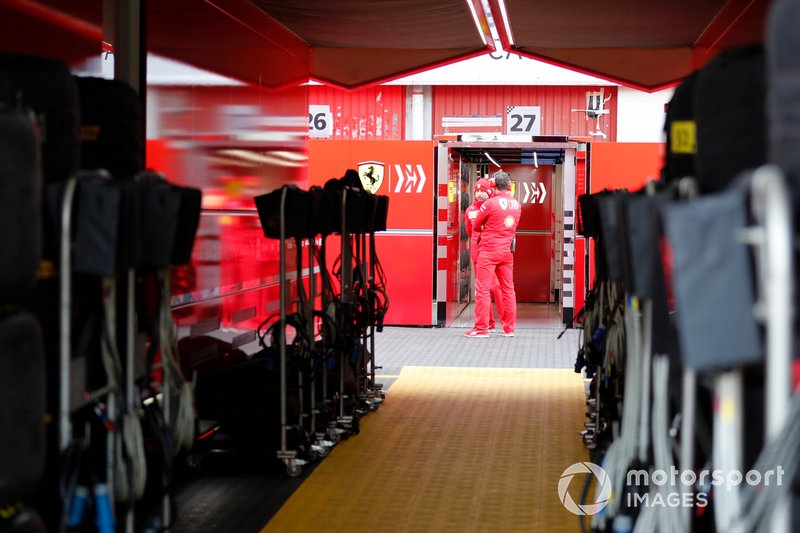 Le garage Ferrari