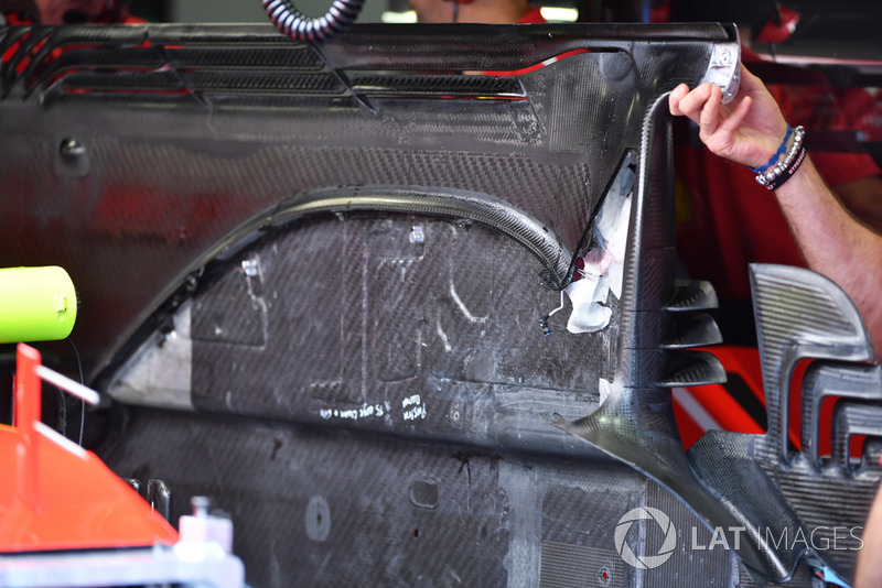 Днище Ferrari SF71H