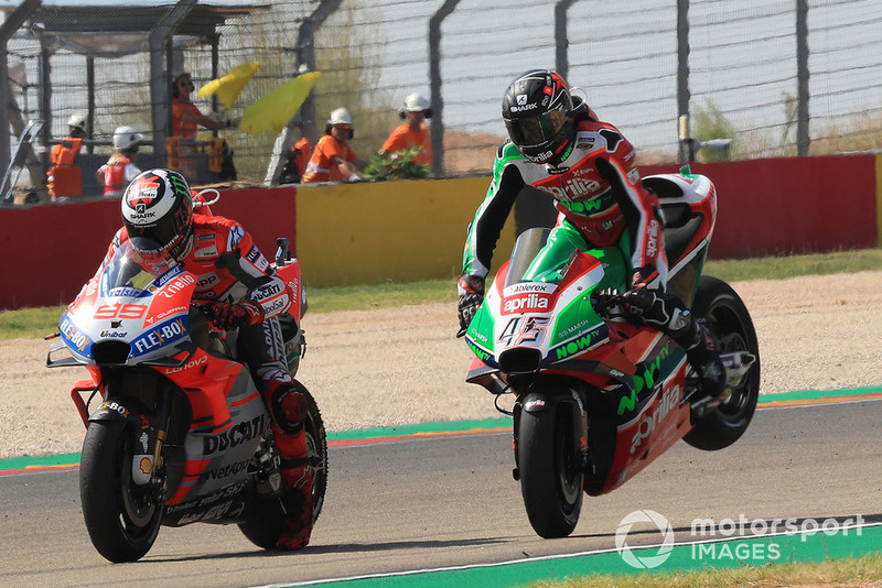 Jorge Lorenzo, Ducati Team, Scott Redding, Aprilia Racing Team Gresini