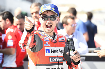 Polesitter Jorge Lorenzo, Ducati Team