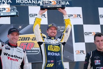 Podium: race winner Alex Tagliani, second place Louis-Philippe Dumoulin, third place Alex Labbe