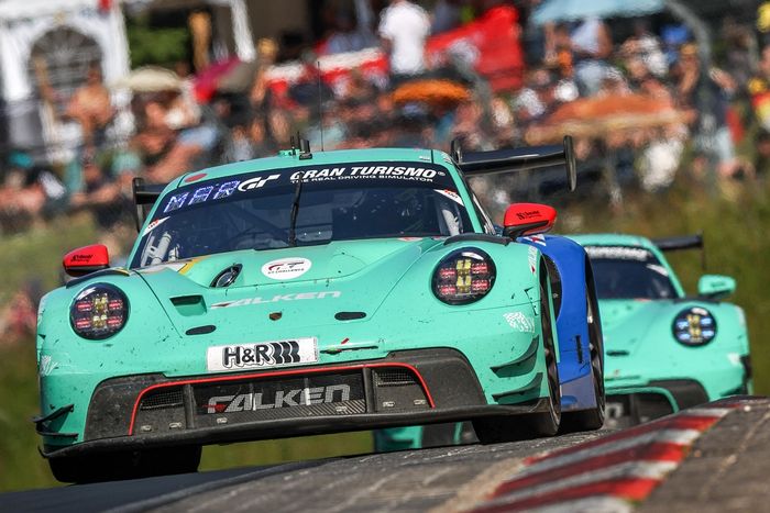 #44 Falken Motorsports Porsche 911 GT3 R (992): Dorian Boccolacci, Tim Heinemann, Dennis Marschall, Morris Schuring