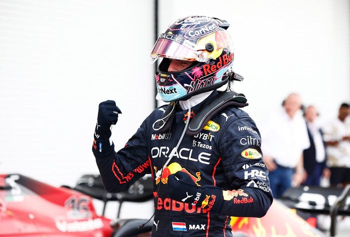 El ganador Max Verstappen, Red Bull Racing