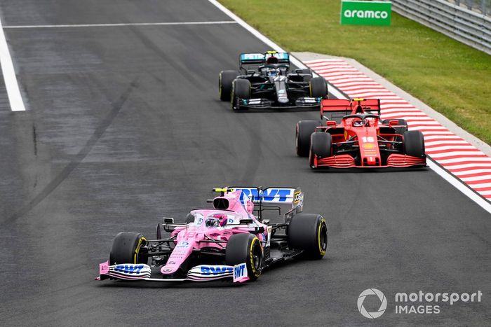 Lance Stroll, Racing Point RP20, Charles Leclerc, Ferrari SF1000, Valtteri Bottas, Mercedes F1 W11