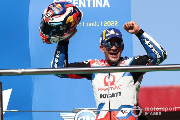 Podio: Segundo lugar Jorge Martín, Pramac Racing