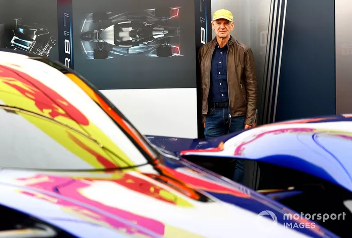 Adrian Newey, Red Bull Racing Chief Technical Officer with the Red Bull RB17