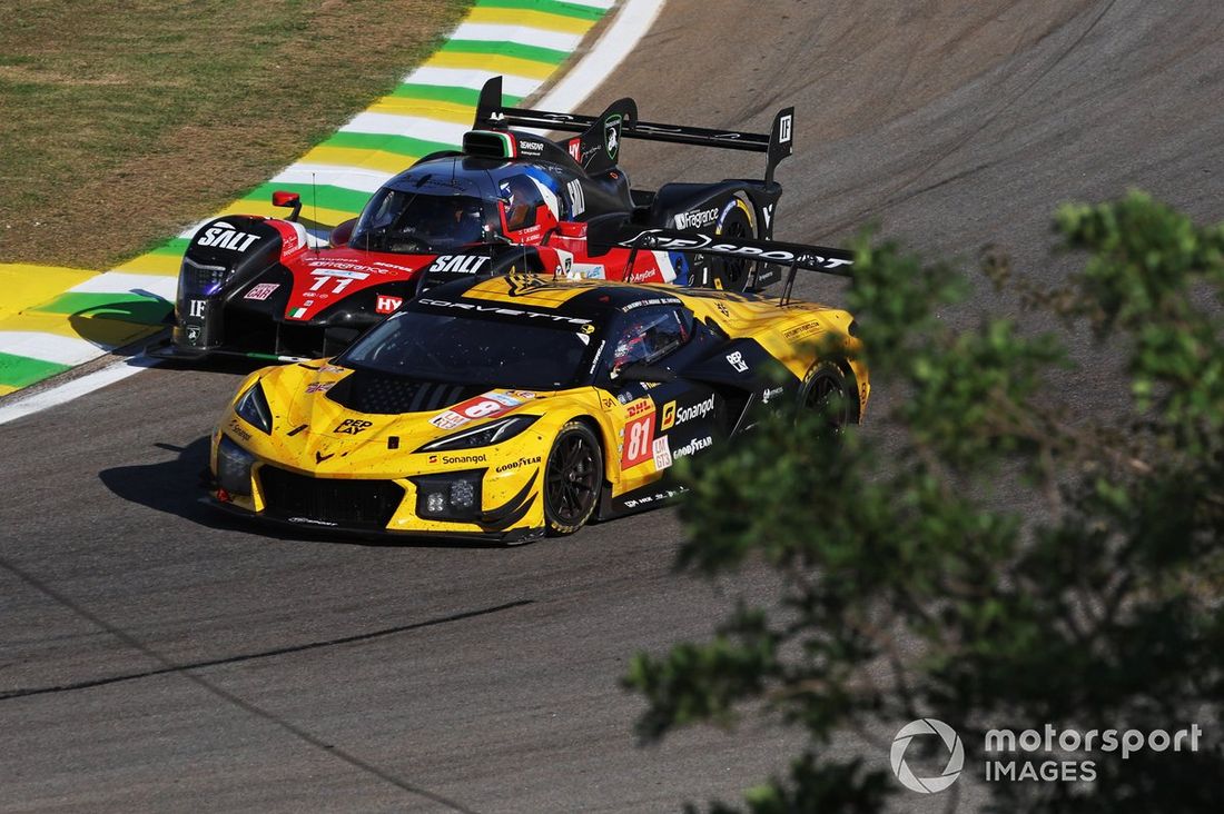 #81 TF Sport Corvette Z06 LMGT3.R: Tom Van Rompuy, Rui Andrade, Charlie Eastwood, #11 Isotta Fraschini Type6-C: Antonio Serravalle, Carl Wattana Bennett, Jean-Karl Vernay