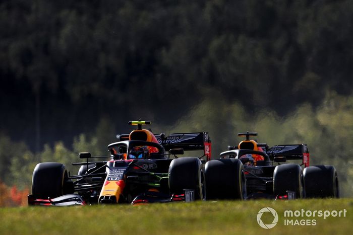 Alex Albon, Red Bull Racing RB16, Max Verstappen, Red Bull Racing RB16