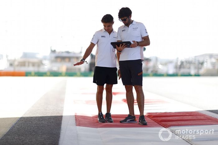 Lando Norris, McLaren, recorre la pista