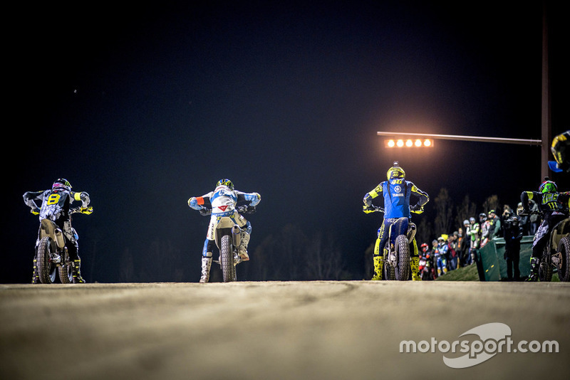 Valentino Rossi en piste