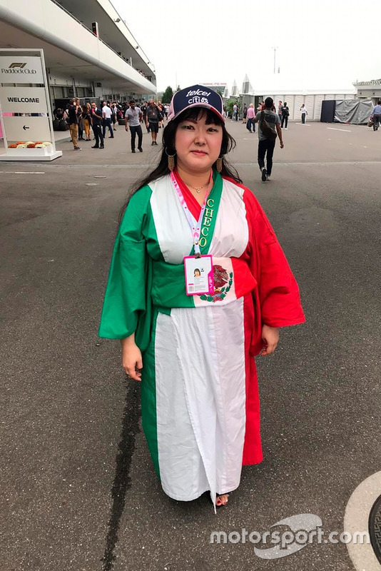 Eri fan de Sergio Pérez, Racing Point Force India F1 Team