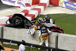 Unfall: Pascal Wehrlein und Felipe Massa, Polaris Slingshot SLR