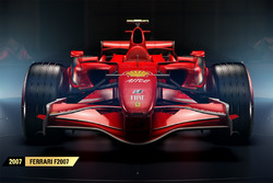 La Ferrari F2007 de 2007 dans F1 2017