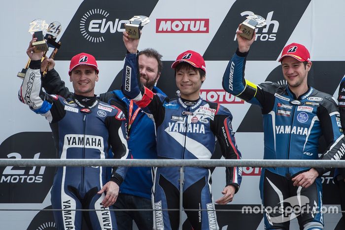 Podium: segundo, Kohta Nozane, Marvin Fritz, Broc Parkes, Max Neukirchner