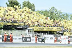 Fans mit Valentino Rossi, Yamaha Factory Racing